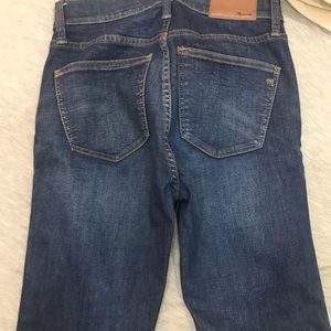 Lightly Worn Madewell Highrise Jeans